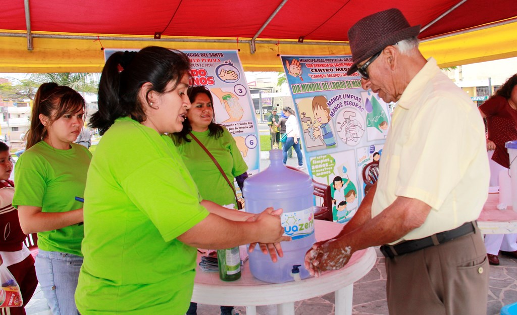 Chimbote: sensibilizan en importancia de lavado de manos