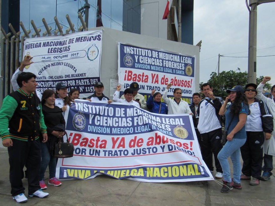 Chimbote: IML solo atiende levantamiento de cadáveres y emergencias por paro de 48 horas