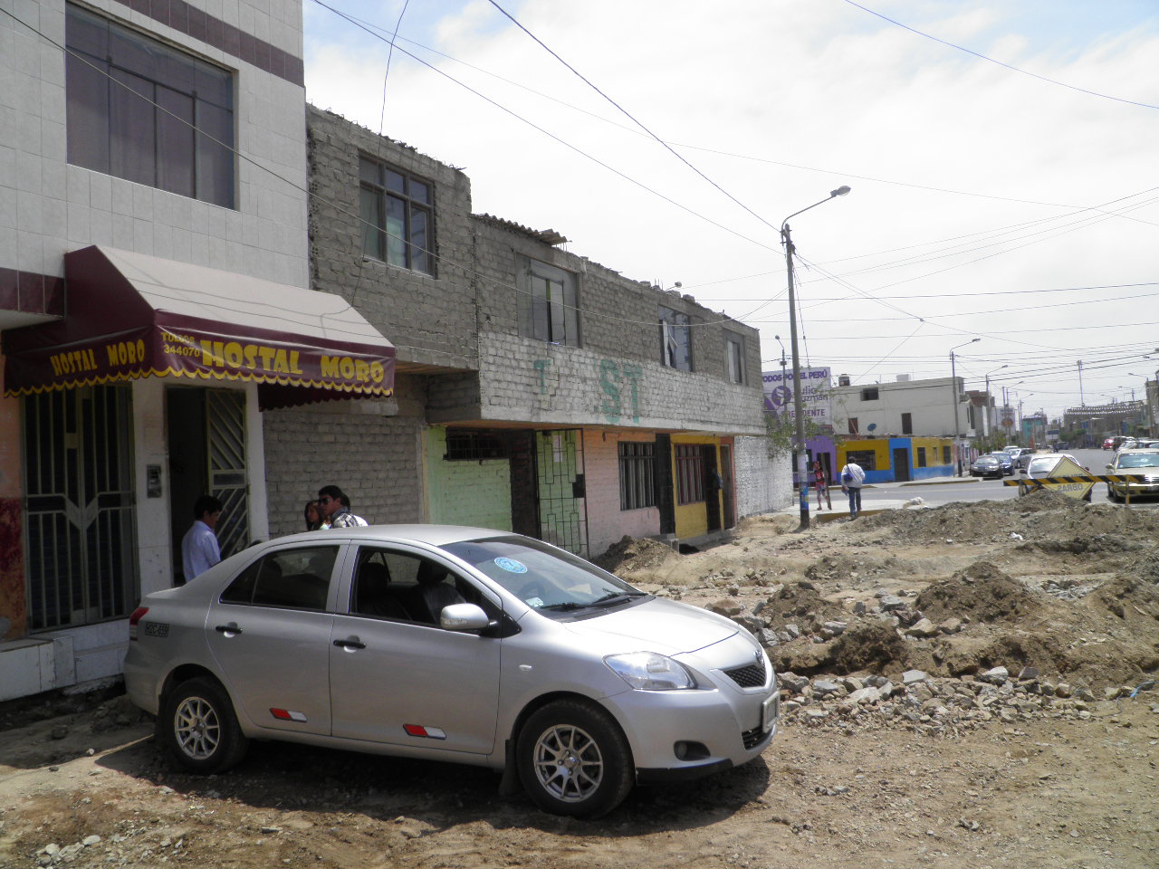Chimbote: obra paralizada en jirón Leoncio Prado se culminará en los próximos días