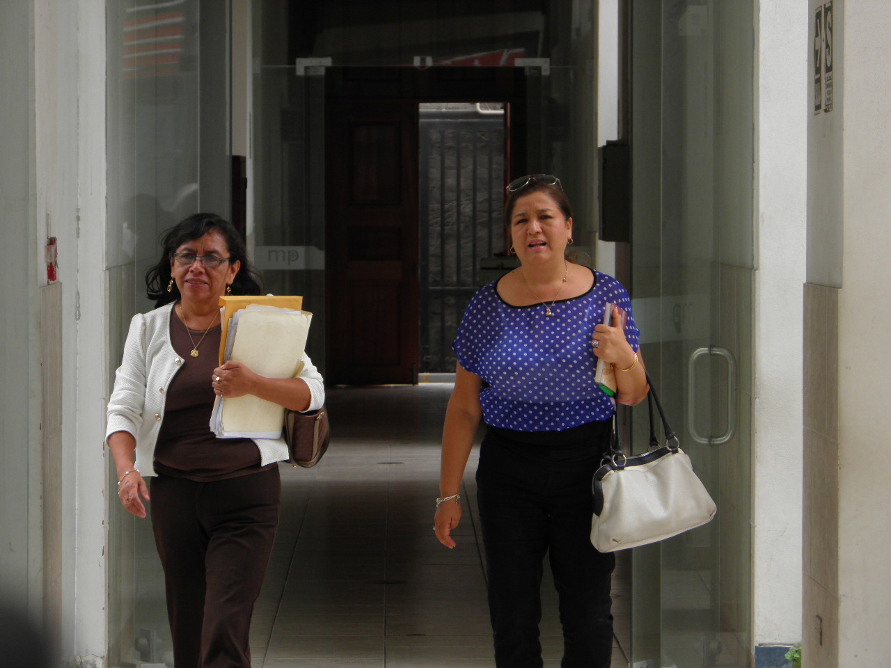 Chimbote: Exjueza Liliana Otero acudió a rendir su manifestación por “La Centralita”