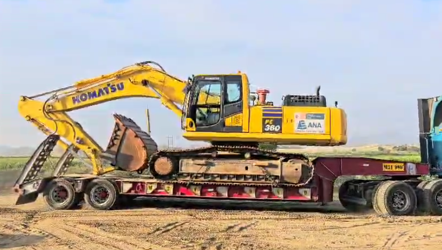 Gestionan ingreso de maquinaria para limpieza y descolmatación de la quebrada Cascajal