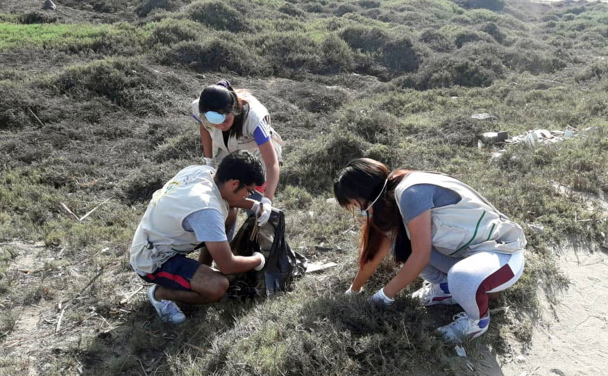 Corte del Santa participó en la limpieza de humedales de Villa María