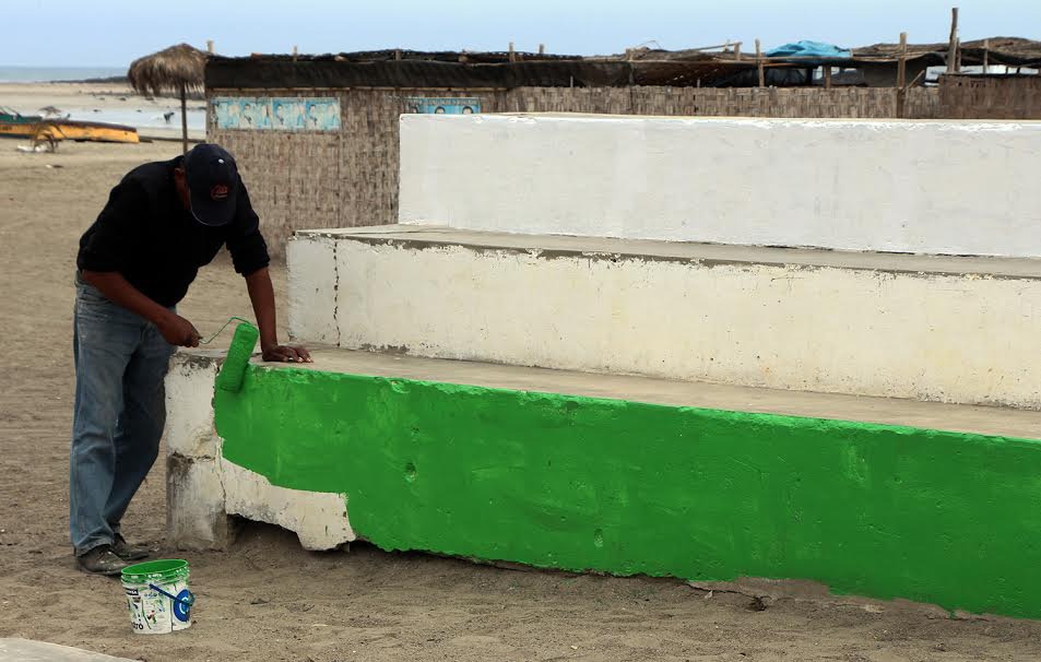 Casma: recuperan espacio deportivo en la caleta La Gramita