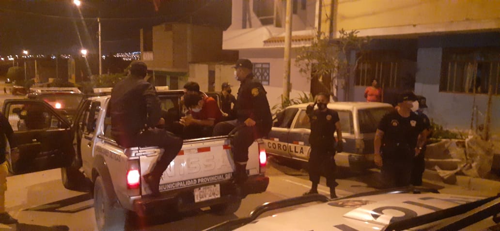 Municipio y la PNP intervinieron a nueve personas que participaban de fiesta en “Tres Estrellas”