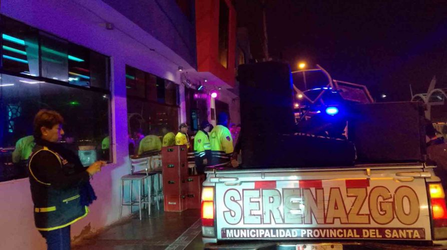 Chimbote: municipio y serenazgo clausuraron diversos locales nocturnos