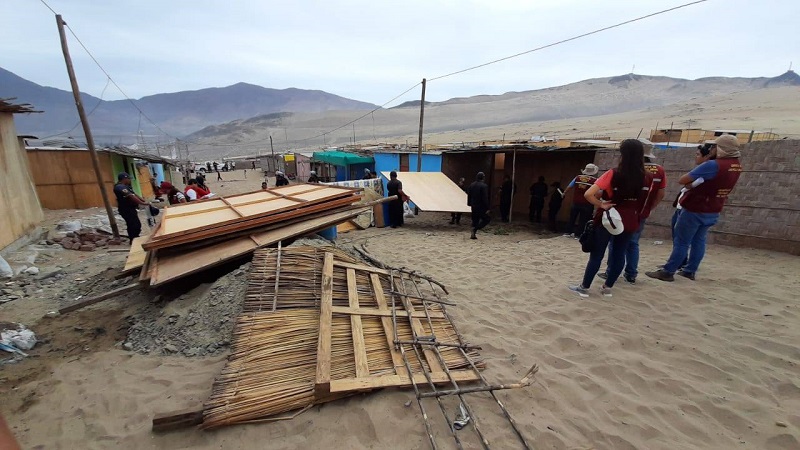 Municipio recuperó 10 lotes destinados a familias con necesidad de vivencia en Lomas del Cono Norte