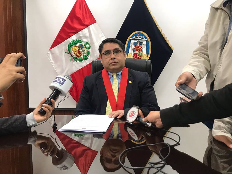 Presidente del JEE del Santa se pronunció sobre uso de carpa de la Red de Salud Norte