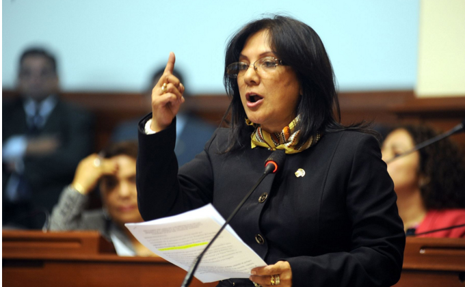  Congresista ancashina María López será sentenciada el miércoles 