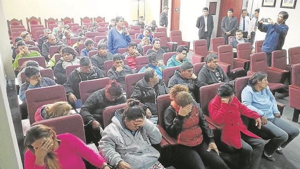 Chimbote: Juez decide mañana si envía a la cárcel a los 35 presuntos integrantes de “Los Chacales del Desierto”