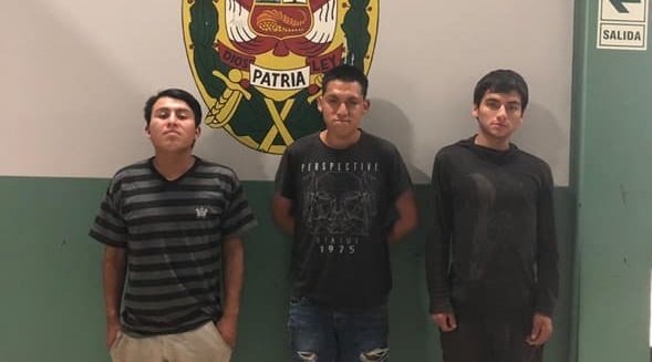 Policías atrapan a tres delincuentes que asaltaban con un desarmador en Casma