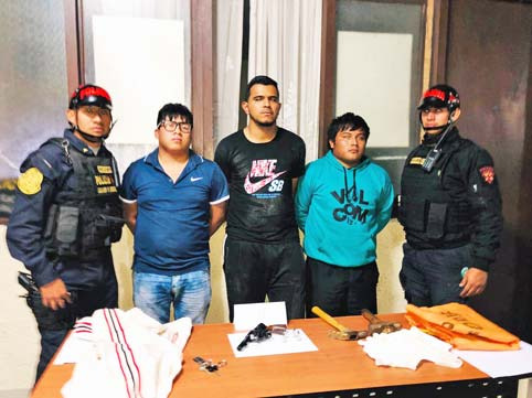Chimbote: dan 9 meses de prisión a tres presuntos integrantes de “Los malditos de San Juan”