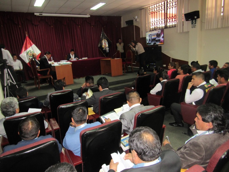 Audiencia de pedido de prisión preventiva para "Los Pistoleros de Casma"