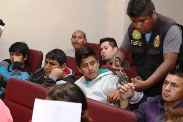 Nueve integrantes de “Los Sanguinarios de Coishco y Santa” fueron enviados al penal de Cambio Puente