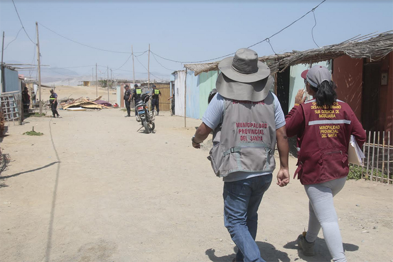 Chimbote: MPS sigue trabajo de recuperación de lotes deshabitados de "Tierra Prometida"