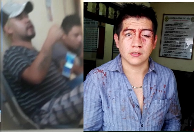 Difunden video de Lucho Cuellar ebrio en Comisaría de Chimbote después de herir a su propio amigo