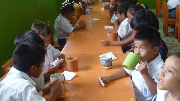 Macate: Colegio San Juan recibe alimentos de “Qali Warma” en menor proporción
