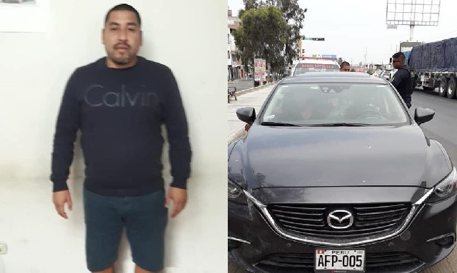 Detienen a “Machito” Gómez en Nuevo Chimbote por conducir un automóvil robado en Trujillo