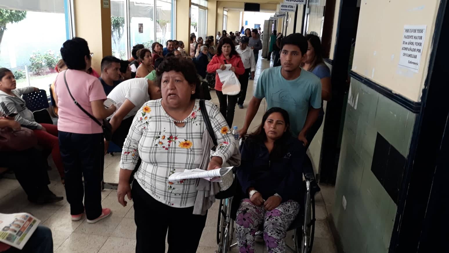  Chimbote: madre con fractura en la mandíbula será trasladada a un hospital de Lima