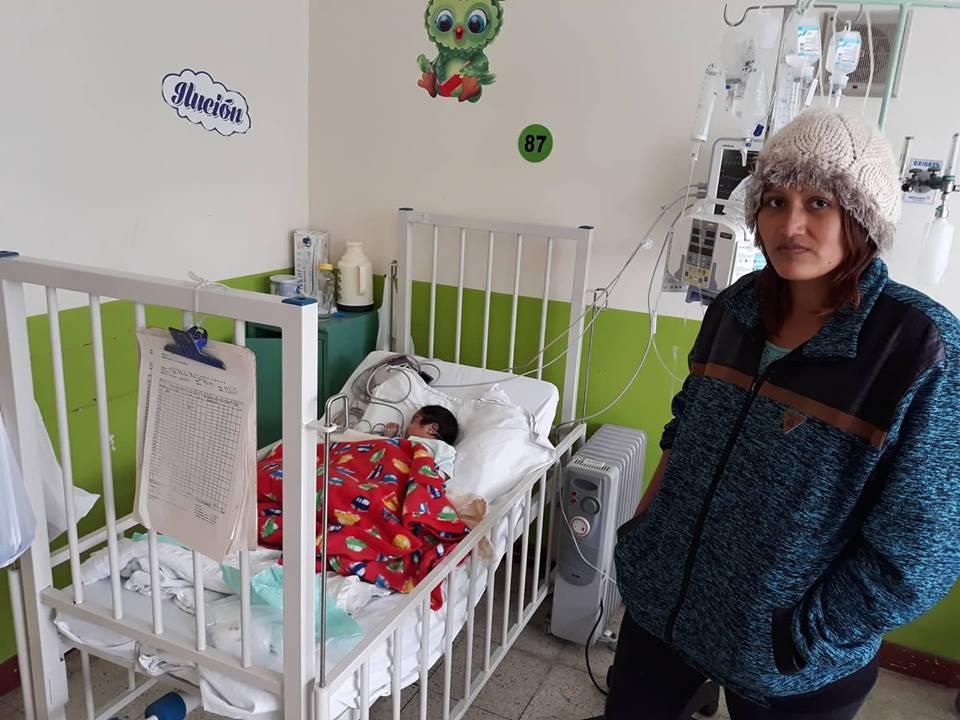 Chimbote: madre pide ayuda para su bebé que nació con el corazón grande