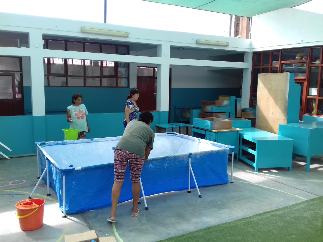 Realizan mantenimiento a instalaciones de cuna municipal en Chimbote