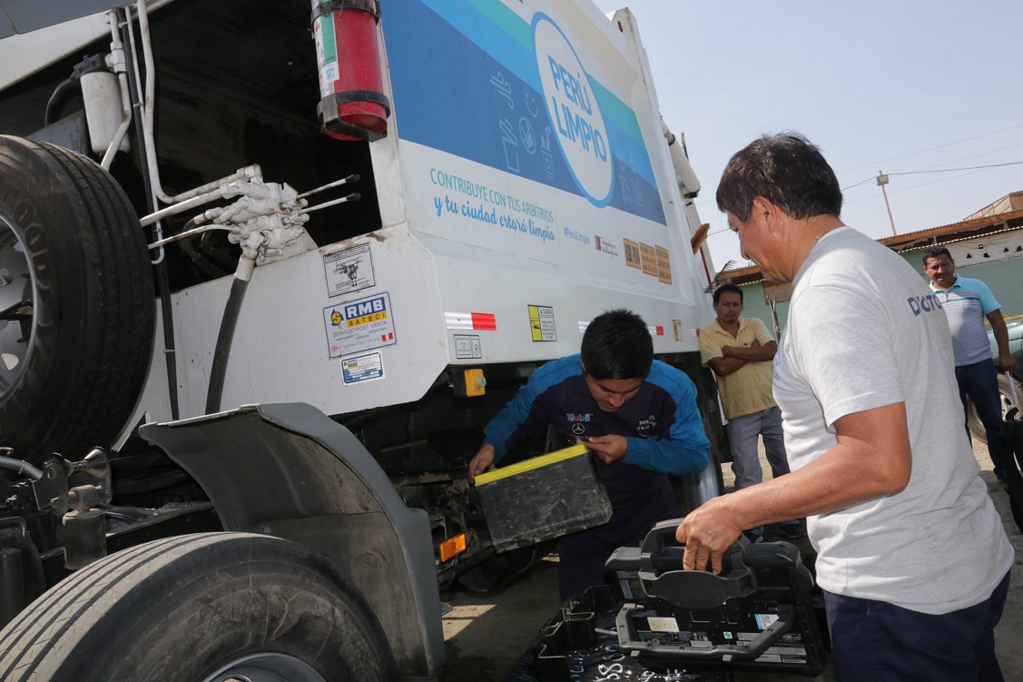 Nuevo Chimbote: vehículos de limpieza pasan revisión técnica cada dos meses para asegurar óptimo desempeño