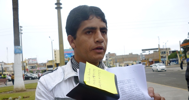    Humilde agricultor fue estafado con 139 sacos de arroz