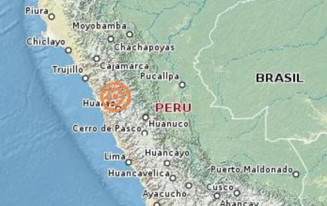 Sismo de 3.8 grados de magnitud se registró en Huarmey esta tarde