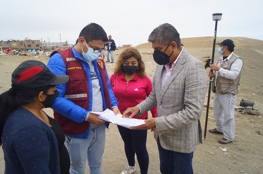 Ministerio de Cultura y municipio realizan actividades para saneamiento físico legal de la Huaca San Pedro 