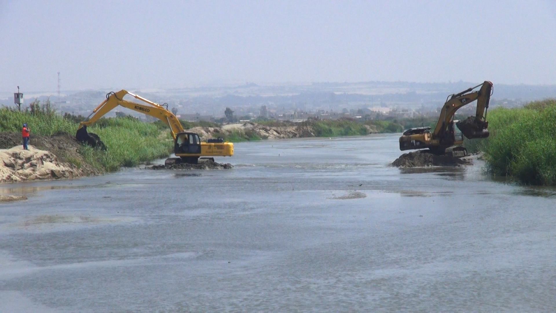 Chimbote: inician trabajos de descolmatación en un tramo del río Lacramarca