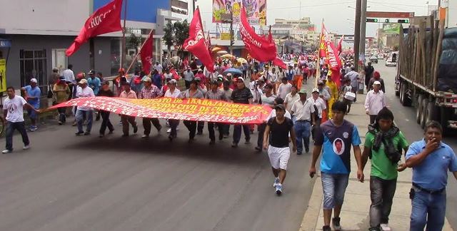 Frente de Defensa promovido por Álvarez exige 158 millones de soles para concluir obras