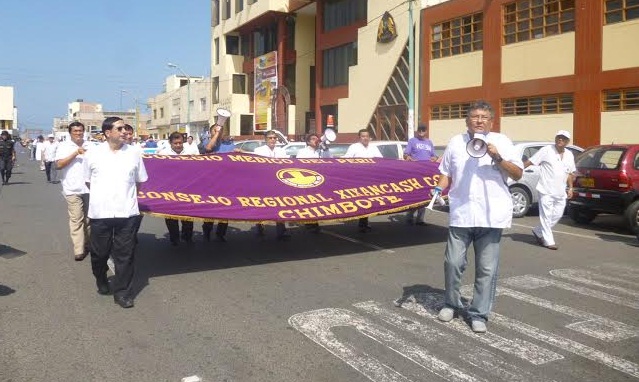 A 100 días de huelga indefinida médicos del Minsa se movilizarán por las calles de Chimbote
