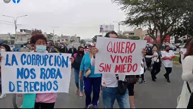 Vecinos de Nuevo Chimbote vuelven a marchar contra la delincuencia y la ola de violencia