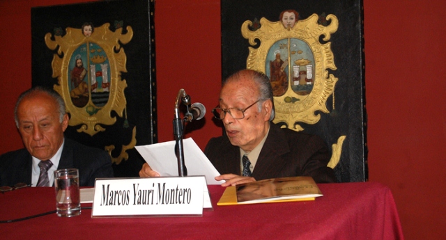 Distingirán con doctorado Honoris Causa a escritor Marcos Yauri Montero