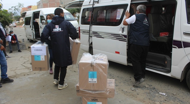 ODPE del Santa distribuye material electoral a distritos más alejados a dos días de la segunda vuelta