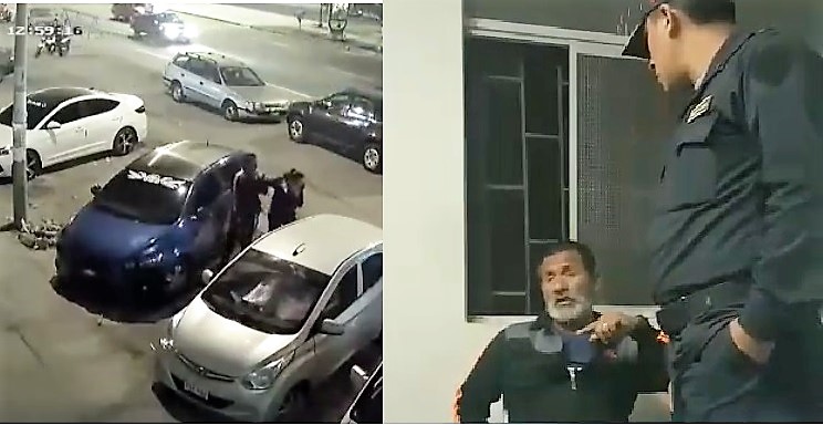 Mayor (r) golpea brutalmente a su esposa y amenaza a policía que lo intervino en Nuevo Chimbote