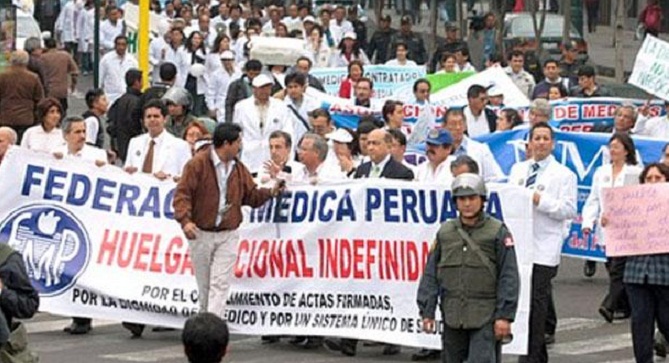 FMP anuncia inicio de huelga nacional indefinida de médicos desde mañana