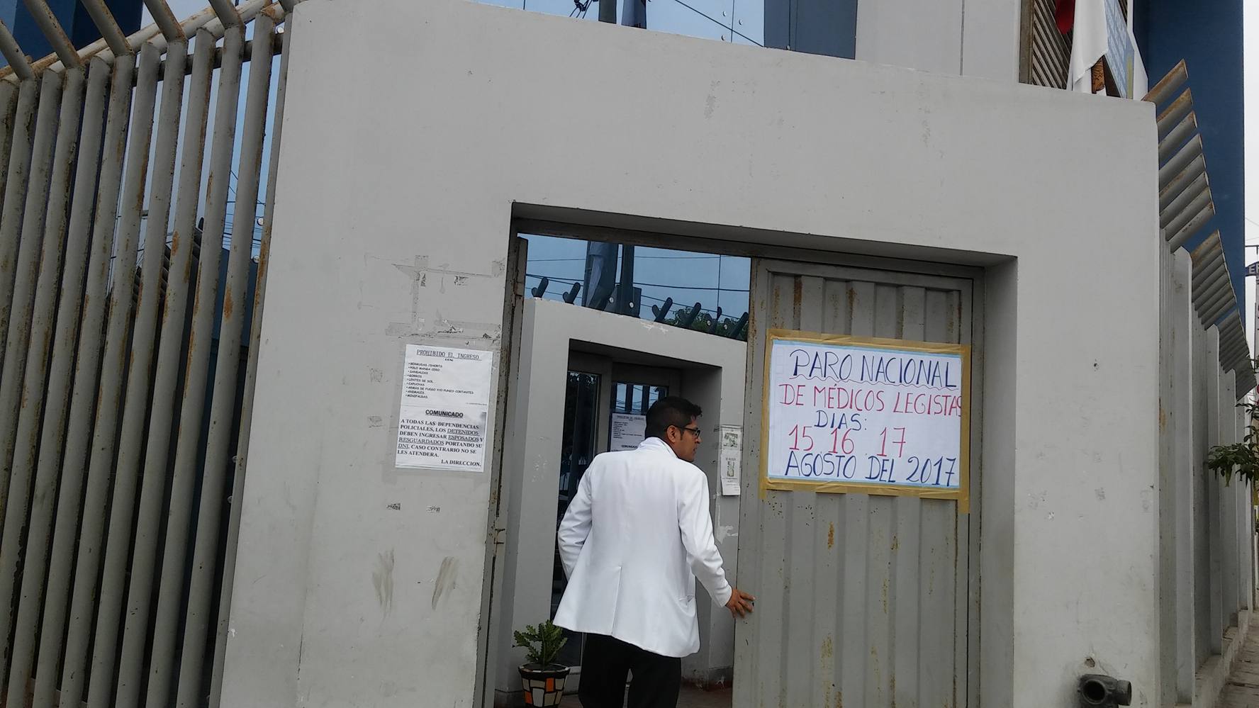 Chimbote: médicos legistas solo atienden levantamiento de cadáveres por acatamiento de paro