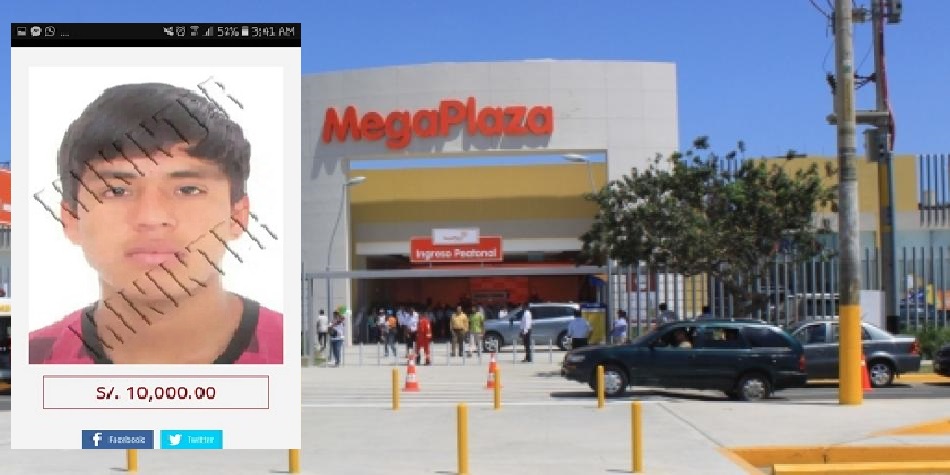 Sujeto incluido en “Los Más Buscados” por robo agravado fue capturado en Megaplaza de Chimbote