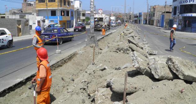 Chimbote: mejoramiento de berma central en “Meiggs” culmina este 20 de febrero