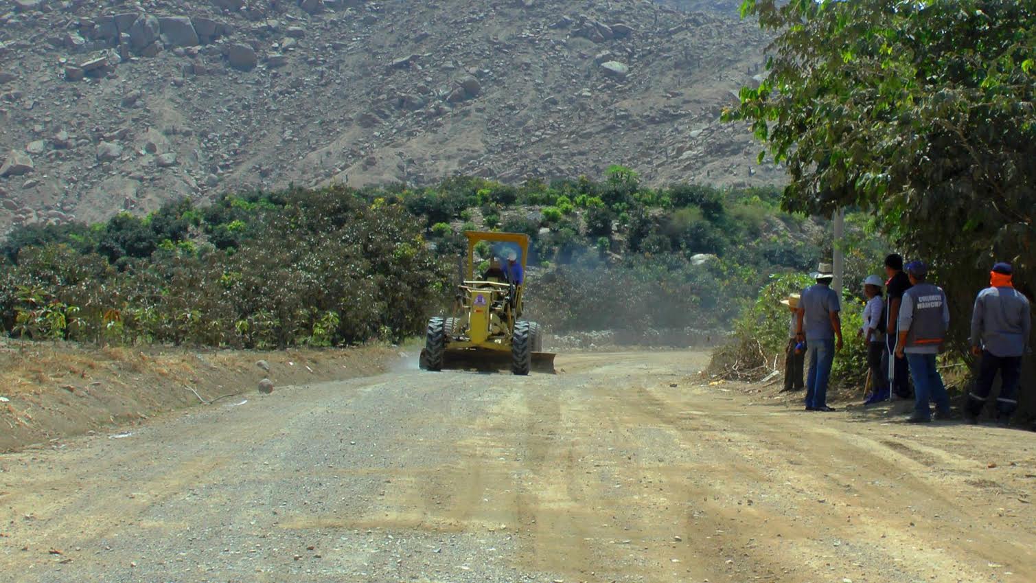 Inician mejoramiento de la carretera Macracancha – Captuy Alto en Jimbe