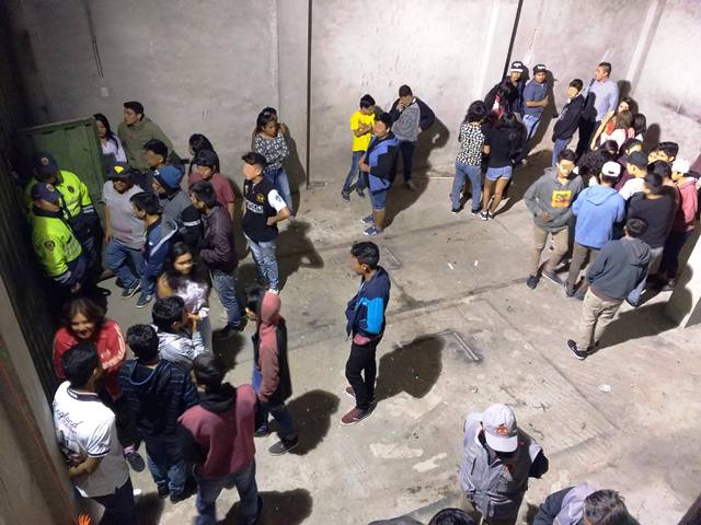 Intervienen a 108 menores en fiesta semáforo en el malecón Grau de Chimbote