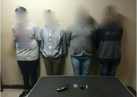  Nuevo Chimbote: Retienen a cuatro menores portando arma de fuego y municiones 