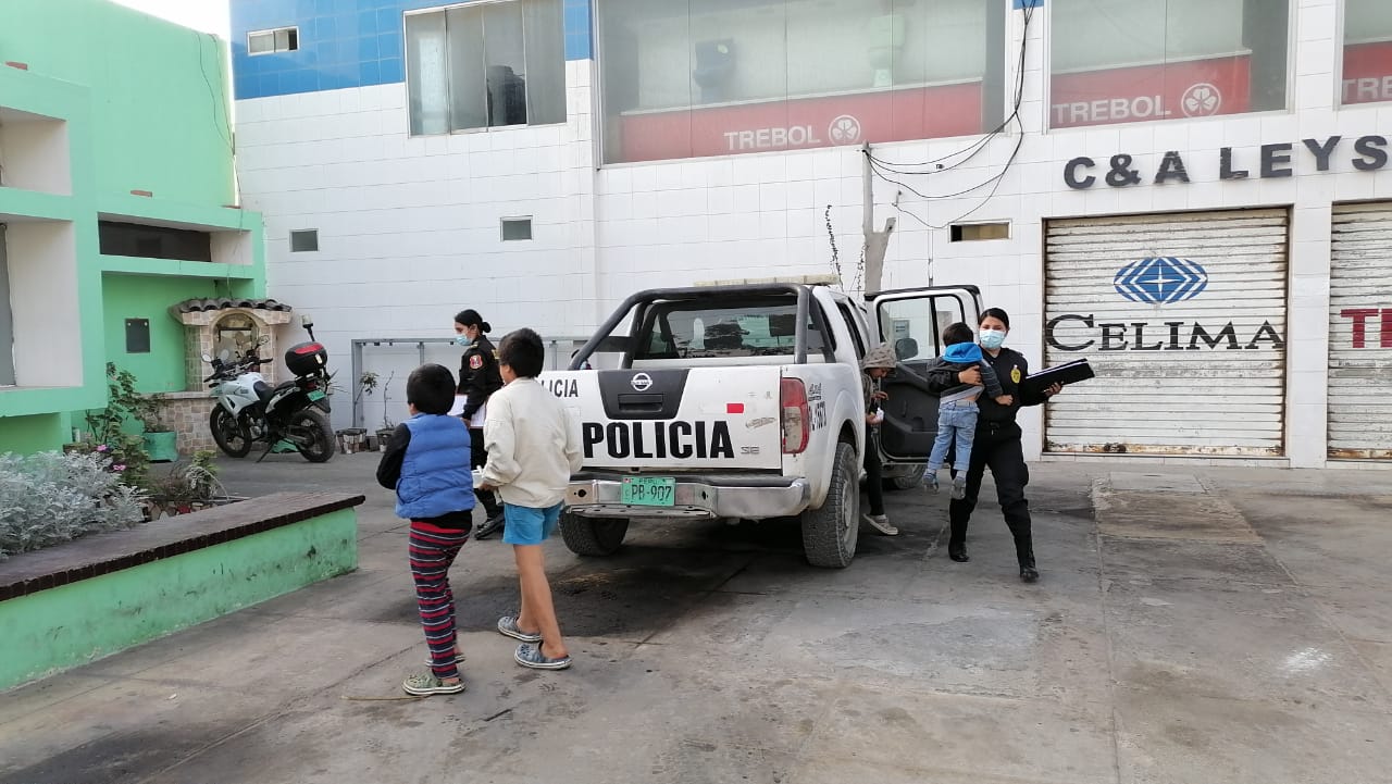 Nuevo Chimbote: niños maltratados por su progenitora fueron entregados a su abuela materna