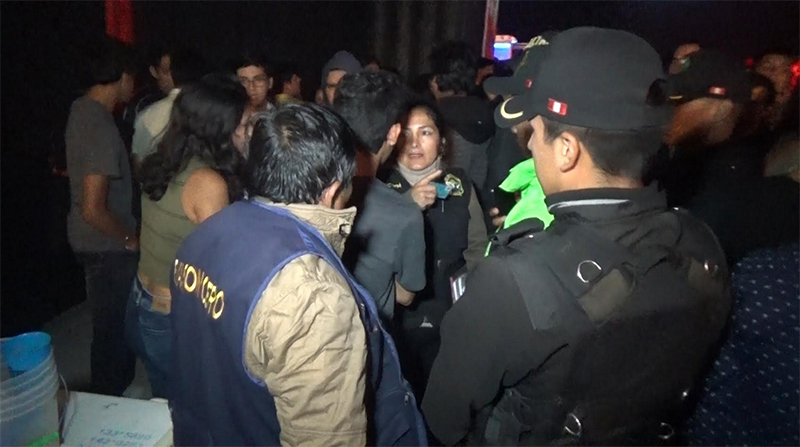 Municipalidad de Nuevo Chimbote encontró a menores de edad en fiestas temáticas durante operativos