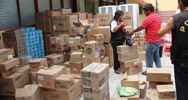 Policía recupera 70% de mercadería robada de tráiler carguero