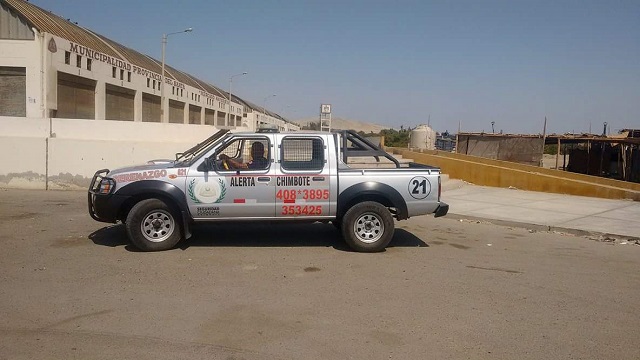 Roban vehículo que estaba en custodia en el depósito municipal del mercado mayorista en Chimbote