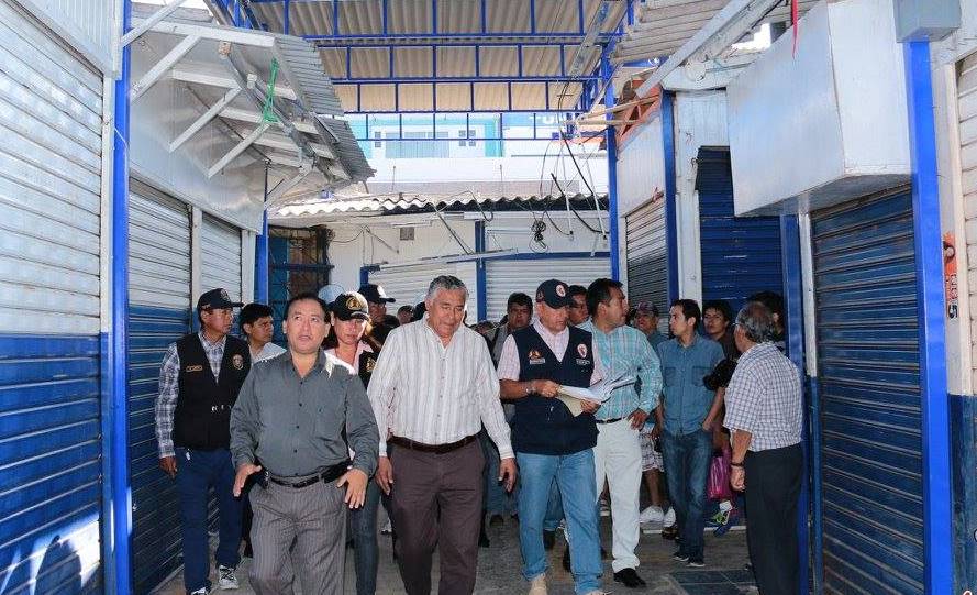 Autoridades ediles constataron mejoras en mercado Modelo de Chimbote
