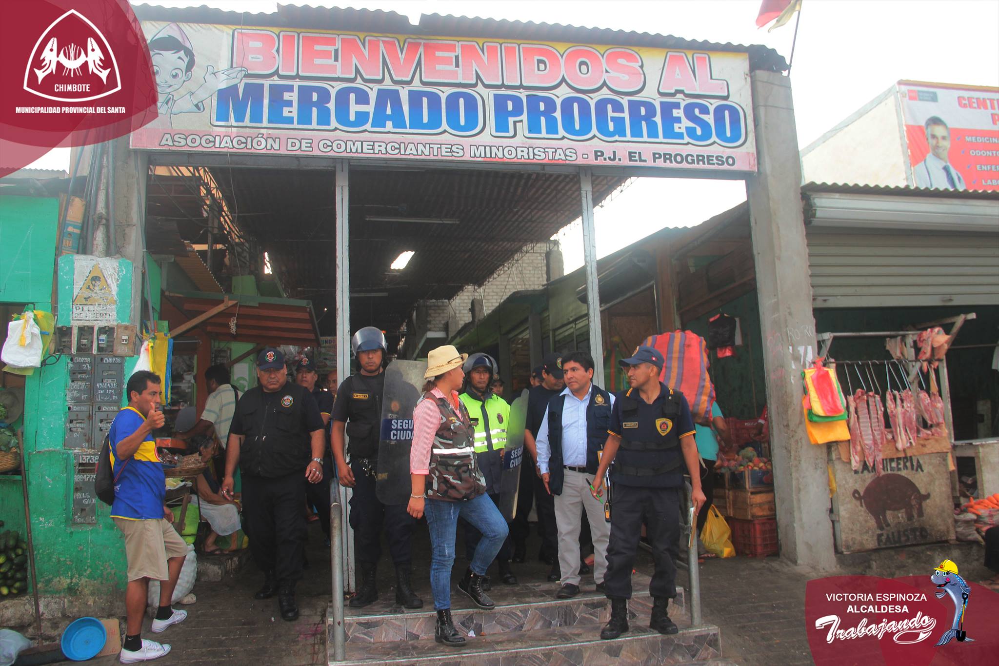 Autoridades insisten en medidas preventivas en mercado El Progreso