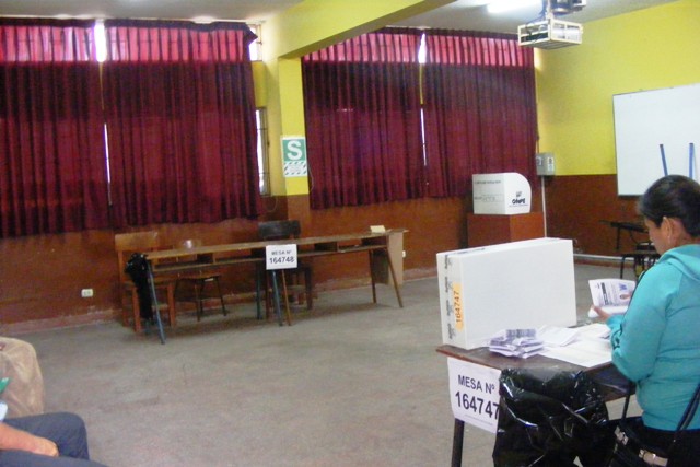 Nuevo Chimbote: centros de votación iniciaron actividades a las 10 de la mañana