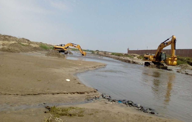 Minagri avanza limpieza y encauzamiento de ríos Casma, Huarmey y Lacramarca
